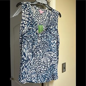 Lilly Pulitzer sleeveless Stacey top